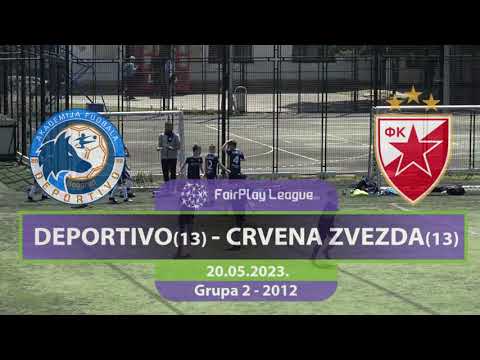 AF Deportivo⑬ - FK Crvena zvezda⑬ 1:9 ✦ 20.05.2023.