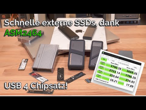 Endlich gute USB 4 NVME SSD Gehäuse! Bis zu 3800 MB/s !
