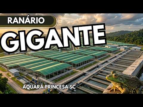 Visitamos um Ranário com Capacidade para 10 TONELADAS de Rãs! 🐸 | Ranário Aquarã - SC
