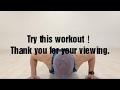 HOME WORKOUT! Push up 11variation.Beginner～Basic