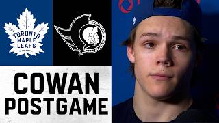 Easton Cowan | Post Game at Ottawa Senators | April 15, 2026