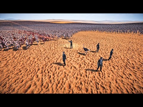5 JOHN WICK PROTECT 1 OSTRICH FROM 1,200,000 ZOMBIES - Ultimate Epic Battle Simulator 2 | UEBS 2