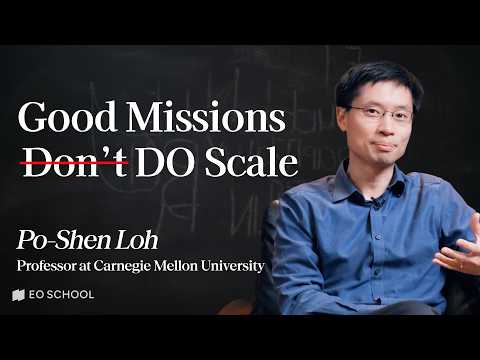 How to Do Good AND Make Money | Carnegie Mellon University Po-Shen Loh