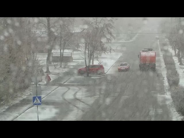 В Ангарск вернулась зима