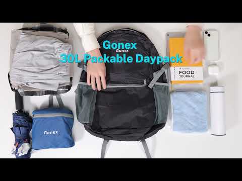 The Best Packable Daypack for Travel - Gonex Foldable Backpack