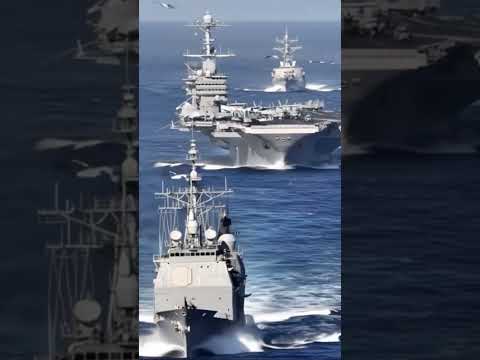 Power of the Sea: Naval Dominance in Motion 🌊 #trending #sea #fire #ship #shorts