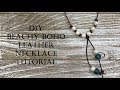 Leather Necklace With Pearl In The Middle