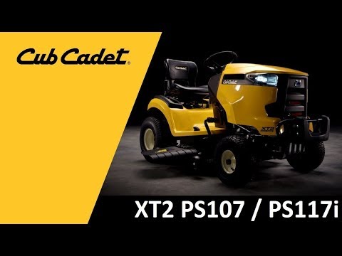 Садовые трактора Cub Cadet XT2 PS107 / XT2 PS117 / XT2 PS117i с боковым выбросом