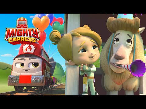 Goaty’s Birthday + Flicker Floats & MORE 🐐🎈 | Mighty Express | Cartoons for Kids