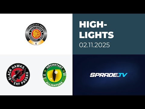 02.11.2025 - Highlights - EHF Passau Black Hawks vs. Höchstadt Alligators