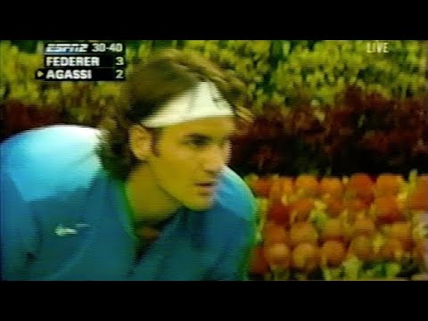 Agassi vs Federer Australian Open 2005