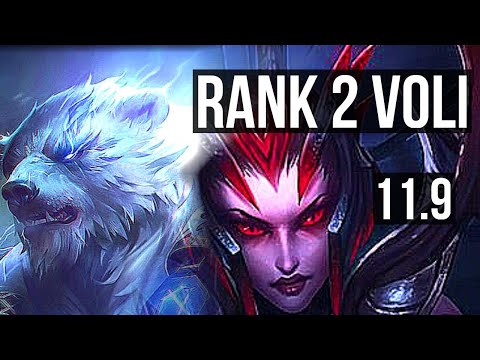 VOLIBEAR vs ELISE (JUNGLE) | Rank 2 Voli, 9/4/18 | TR Challenger | v11.9