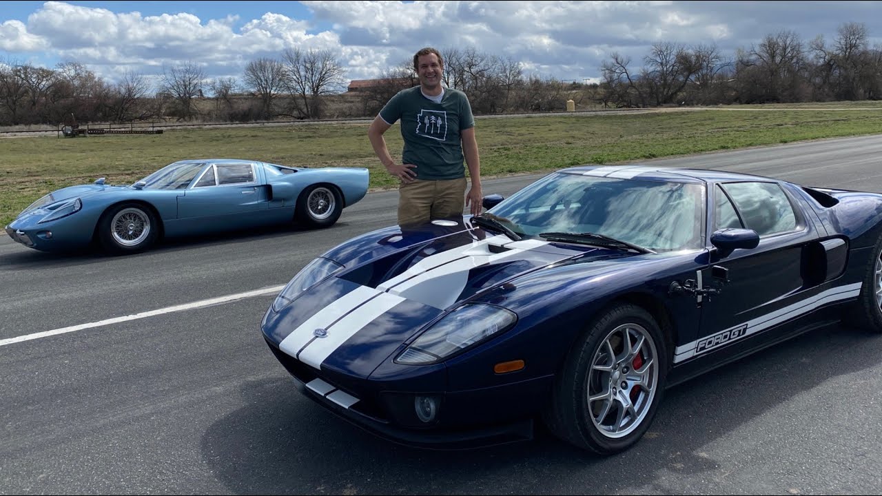 I Raced My 2005 Ford GT vs an Original 1960s Ford GT40