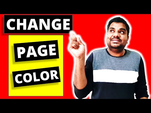 🔴 Google Docs - How to Change Background Color