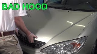 How to open BAD stuck locked Toyota car or truck Hood