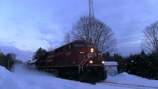 preview picture of video 'CP 8761 at Rosseau Road (05FEB2015)'