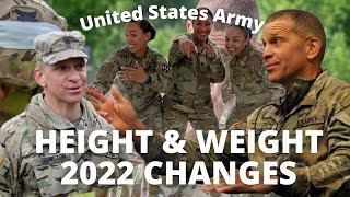 ARMY Height & Weight 2022 CHANGES | ACFT