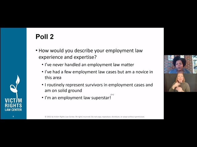 Navigating Employment Post Assault (January 2022)