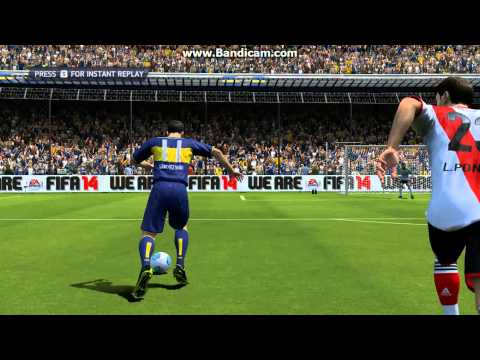 Fifa14 EA Sports - Boca Juniors - River Plate - Sanchez Mino goooal!