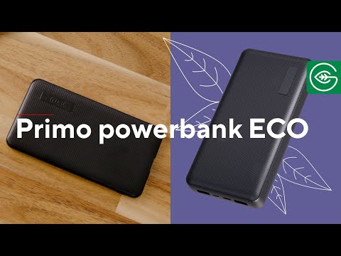 Een Powerbank Trust Primo 10.000 mAh eco groen koop je bij EconOffice