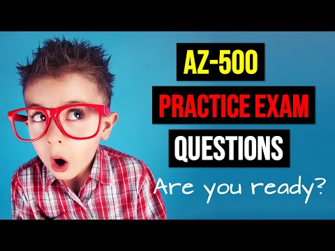 Microsoft AZ 500 Practice Quiz 1 video self assessment