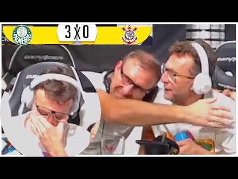 VAMOS RIR! REAÇÕES DO CRAQUE NETO! PALMEIRAS 3 x 0 CORINTHIANS | NIOQD Clips