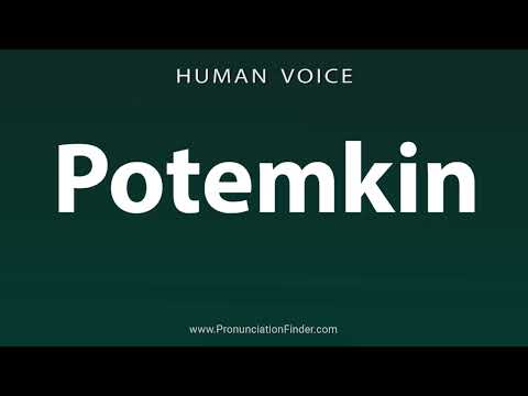 How To Pronounce Potemkin