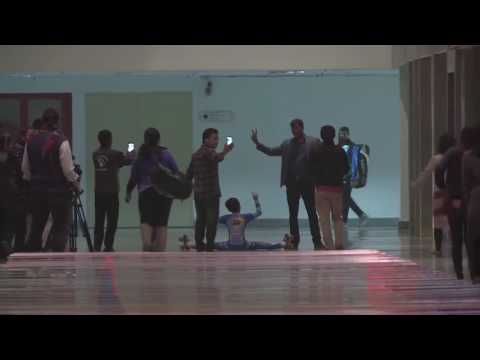 Farthest distance limbo skating under bars   Guinness World Records