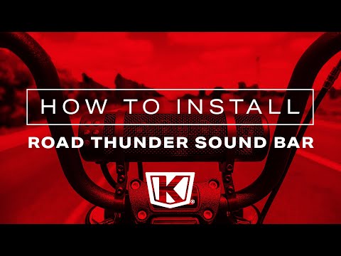 How to: Installing Kuryakyn Road Thunder Sound Bar Plus by MTX
