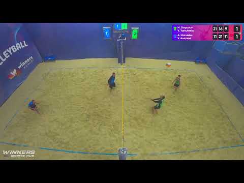 12:15 M.Stepanov / V.Tyshchenko - A.Matvieiev / V.Antoniuk | Winners Beach Volleyball