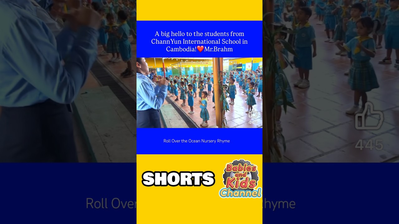 #shorts #nurseryrhymes #rollovertheocean
