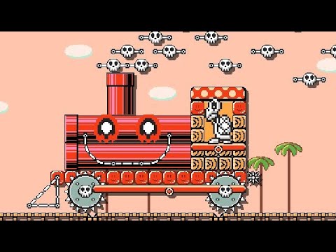 3-B Here comes the Pain Train! by ☆Bizarre★ 🍄Super Mario Maker 2 ✹Switch✹ #cem