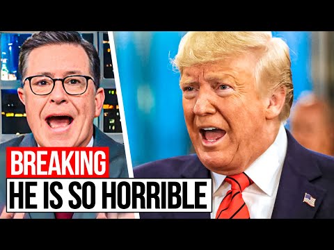 Trump Throws TANTRUM Fit After Getting DESTROYED By Stephen Colbert!