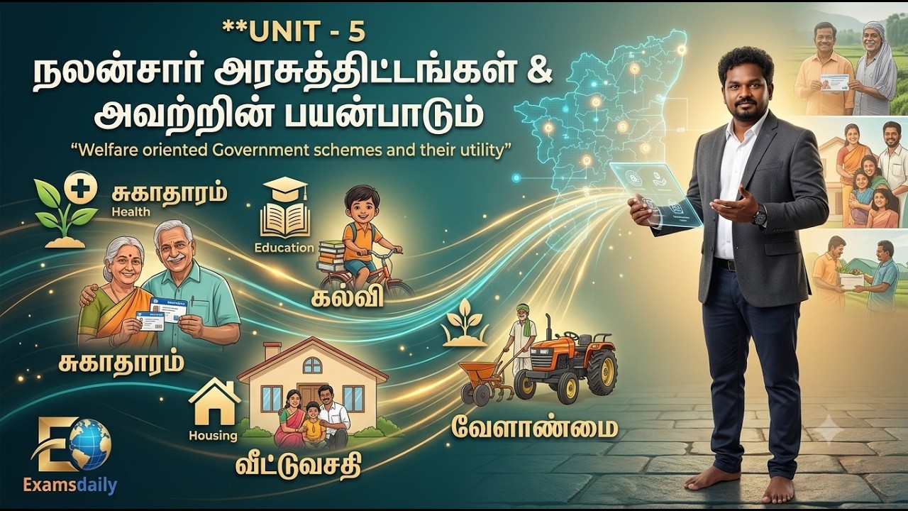 Unit - 5 நலன்சார் அரசுத்திட்டங்களும் அவற்றின் பயன்பாடு?