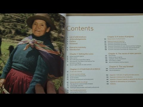 Les Etats doivent plus s'occuper des personnes âgées, dit l'ONU