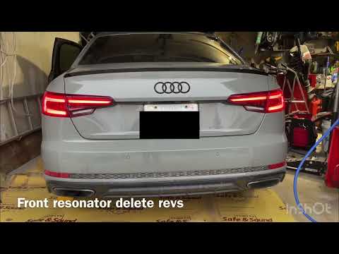 2019 B9 Audi A4 Resonator Delete