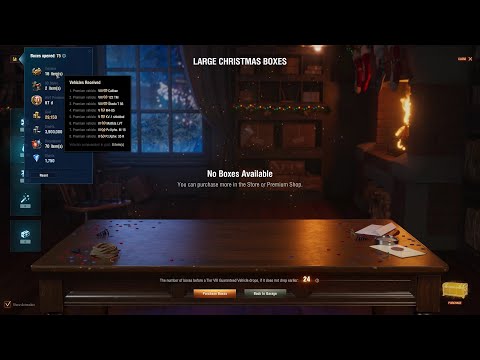 Opening 75 Large Boxes in World of Tanks - Holiday Ops 2022