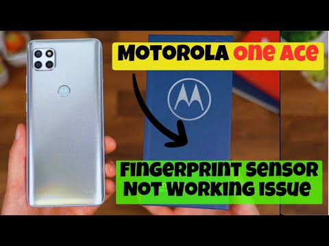 Fingerprint Sensor Not Working issue || Fingerprint sensor problem Motorola One Ace