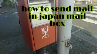 How to send mail in Japan mail box/in a 2 easy step#shortvid