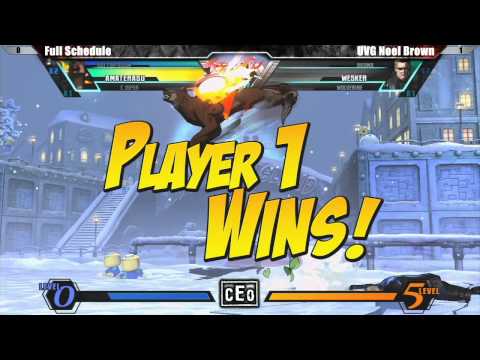 UMVC3 Full Schedule vs UVG Noel Brown - CEO 2012 Tournament