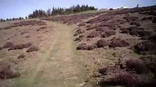Mountain Biking: Top of Forest Trail to Gliding Club, Long Mynd, Church Stretton
