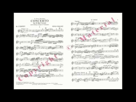Cornet Concerto Dennis Wright Wim van Boven Cornet