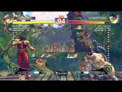 SSF4 AE 2012 elwoodblues0985 (Guy) vs VaD ToguroO (Honda) [HD]