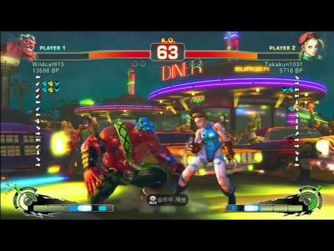 SSF4 Rank Match  Wildcat815 (HK)  vs  Takakun1031 (CA)