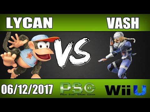 Yatta | Lycan (Diddy Kong) vs PWR Up | Vash (Sheik/Little Mac) - Wii U Grand Finals S4M