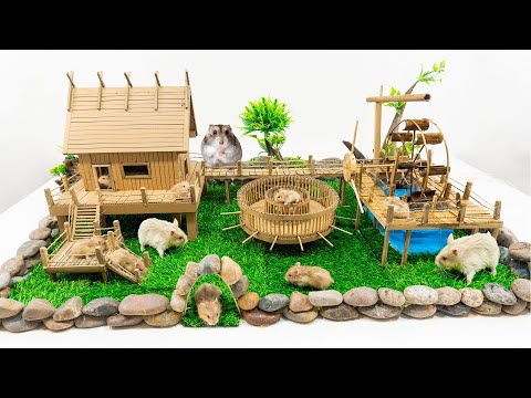 Building The Most Creative House For Hamster - Build Hamster House