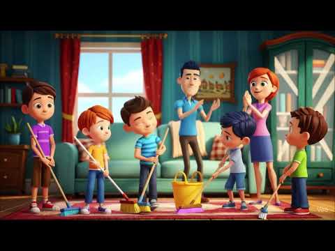 Chores Song for Kids | Fun Cleaning & Helping at Home