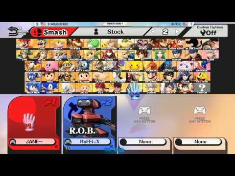 Smash on the Hill S4 W8 - Raffi-X vs StarBasedFruit SSB4 WQ
