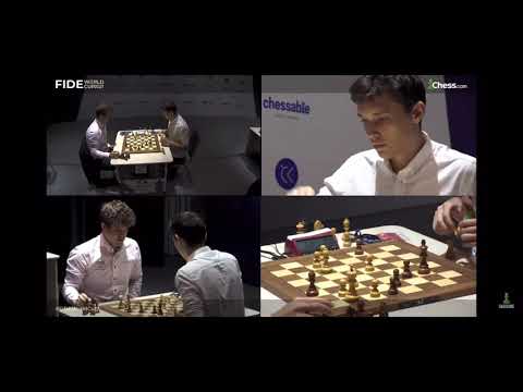 Magnus Carlsen vs Andrey Esipenko : Tie Breaks Blitz Round 1 Highlights , Magnus Wins #FIDEworldcup