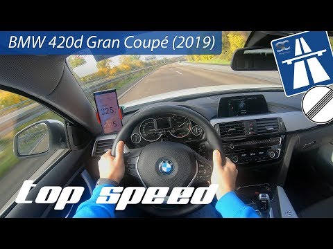 BMW 420d Gran Coupé (2019) - Autobahn Top Speed Drive